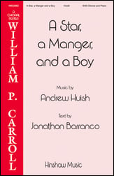 A Star, a Manger, and a Boy SAB choral sheet music cover